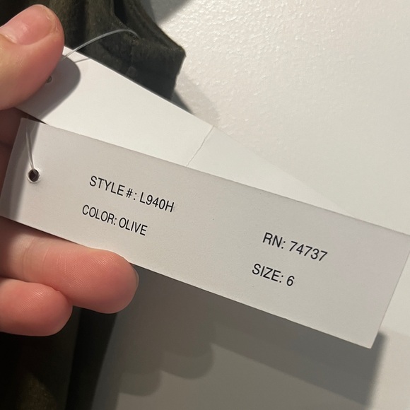 Shelby & Palmer Olive Green Dress - Picture 4 of 4